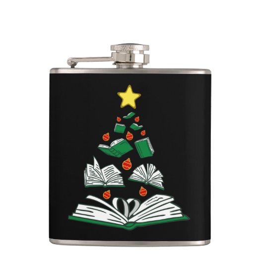 Koekjeskerstboom III Heupfles (Voorkant)