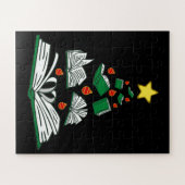 Koekjeskerstboom III Legpuzzel (Horizontaal)