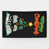 Koekjeskerstboom III Spandoek (Horizontaal)