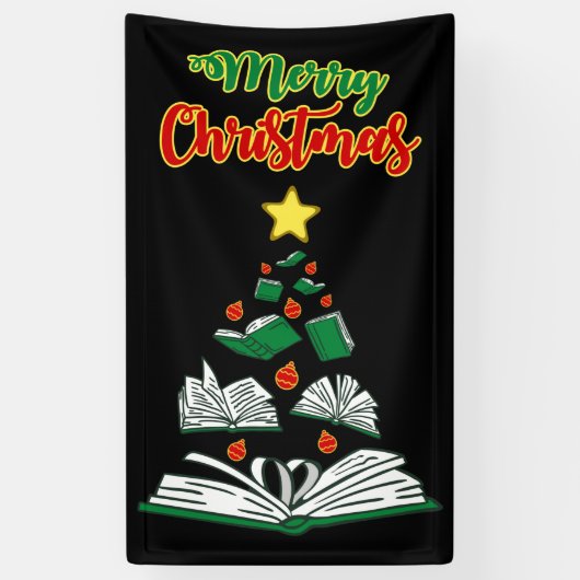 Koekjeskerstboom III Spandoek (Verticaal)