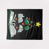 Koekjeskerstboom III Wandkleed (Voorkant (horizontaal))