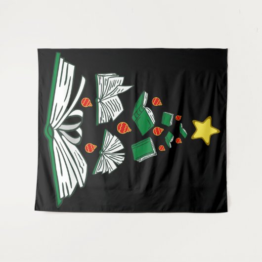 Koekjeskerstboom III Wandkleed (Voorkant (horizontaal))