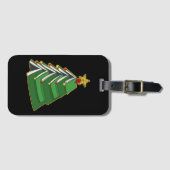 Koekjeskerstboom IV Bagagelabel (Voorkant (horizontaal))