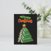 Koekjeskerstboom IV Briefkaart (Staand voorkant)