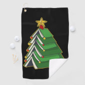 Koekjeskerstboom IV Golfhanddoek (Insitu)