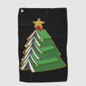 Koekjeskerstboom IV Golfhanddoek (Voorkant)