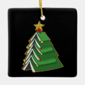 Koekjeskerstboom IV Keramisch Ornament (Voorkant)