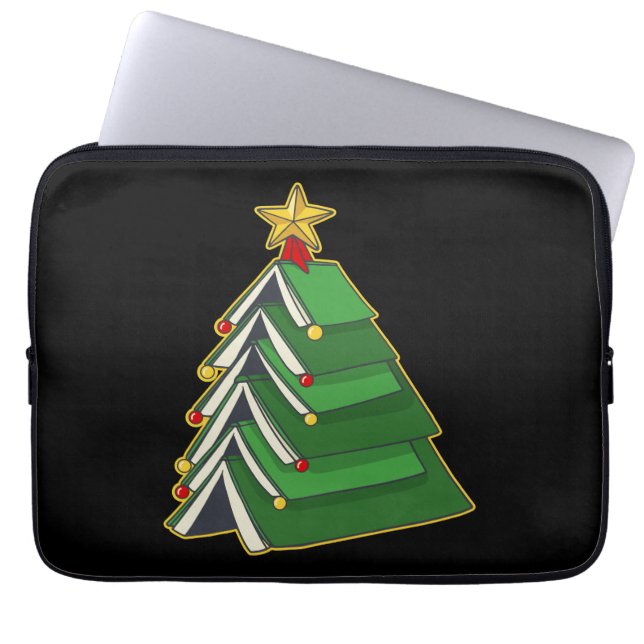 Koekjeskerstboom IV Laptop Sleeve (Voorkant)
