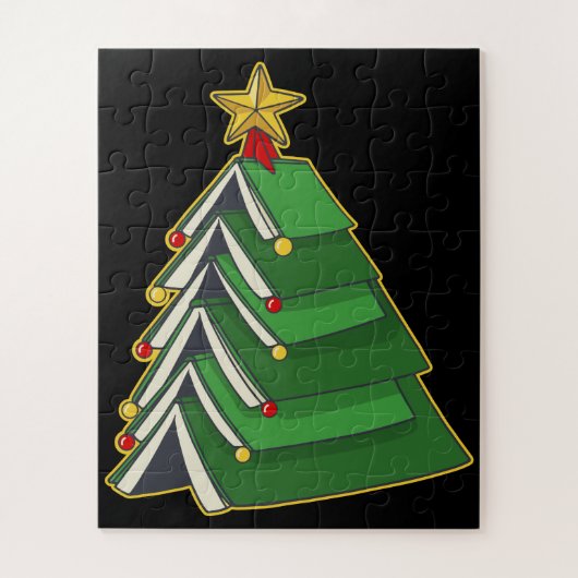 Koekjeskerstboom IV Legpuzzel (Verticaal)