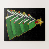 Koekjeskerstboom IV Legpuzzel (Horizontaal)