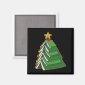 Koekjeskerstboom IV Magneet (Voorkant / Achterkant)
