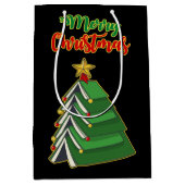 Koekjeskerstboom IV Medium Cadeauzakje (Voorkant)