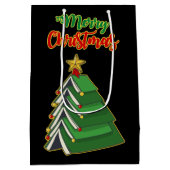 Koekjeskerstboom IV Medium Cadeauzakje (Achterkant)