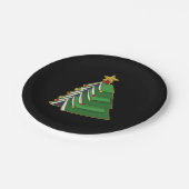 Koekjeskerstboom IV Papieren Bordje (Gekanteld)