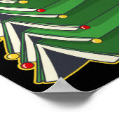 Koekjeskerstboom IV Poster (Hoek)