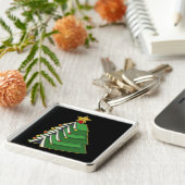 Koekjeskerstboom IV Sleutelhanger (Zijkant)