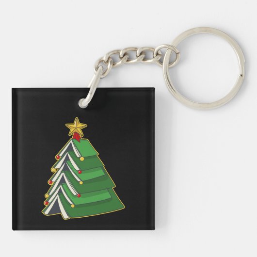 Koekjeskerstboom IV Sleutelhanger (Achterkant)