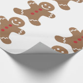 koekjeskoekje gezicht man schattig lichaam dessert cadeaupapier (Hoek)