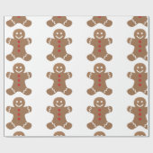 koekjeskoekje gezicht man schattig lichaam dessert cadeaupapier (Vlak)