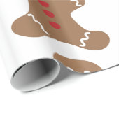 koekjeskoekje gezicht man schattig lichaam dessert cadeaupapier (Rol Hoek)