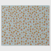 Koekjeskoekjes en snoepjes cadeaupapier (Vlak)