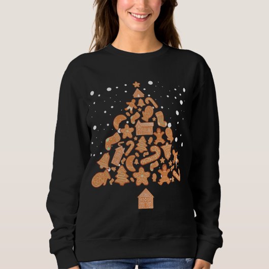 Koekjeskoekjes kerstboom Gingerbrood Dec Trui (Voorkant)