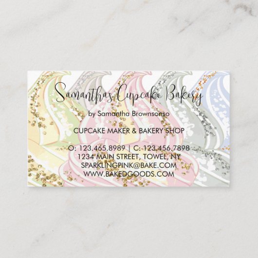 Koekjeskoekjes Visitekaartje (Achterkant)