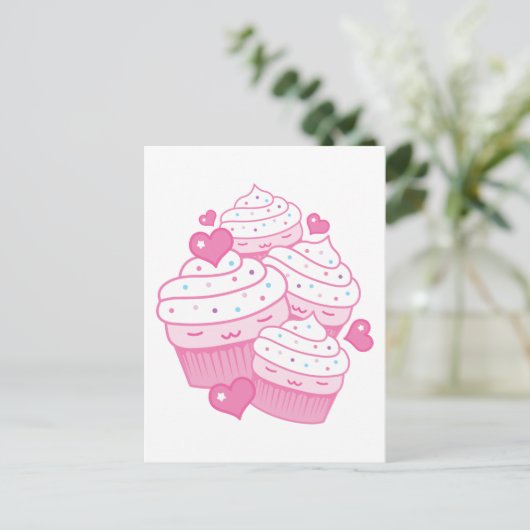 koekjesliefde briefkaart (Staand voorkant)