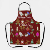 Koekjesmaker All-Over Print Apron Schort (Voorkant)