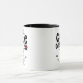 Koekjesmomster, met de hand getekend mok (Midden)