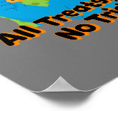 Koekjesmonster | Alle traktaties, geen trucjes! Poster (Hoek)