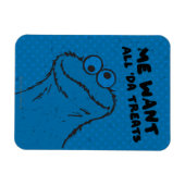 Koekjesmonster - allemaal Da's. Magneet (Horizontaal)
