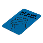 Koekjesmonster - allemaal Da's. Magneet (Linkerzijde)