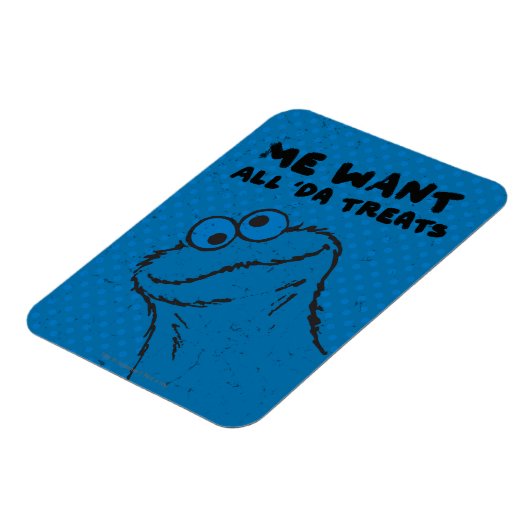 Koekjesmonster - allemaal Da's. Magneet (Linkerzijde)