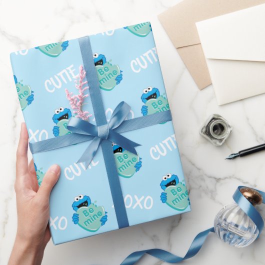 Koekjesmonster "Be Mine" Valentijns Snoep hart Cadeaupapier (Geschenken)