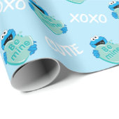 Koekjesmonster "Be Mine" Valentijns Snoep hart Cadeaupapier (Rol Hoek)