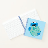 Koekjesmonster "Be Mine" Valentijns Snoep hart Notitieboek (Binnen)