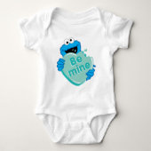 Koekjesmonster "Be Mine" Valentijns Snoep hart Romper (Voorkant)