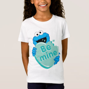 Koekjesmonster "Be Mine" Valentijns Snoep hart T-shirt