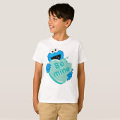 Koekjesmonster "Be Mine" Valentijns Snoep hart T-shirt (Voorkant volledig)
