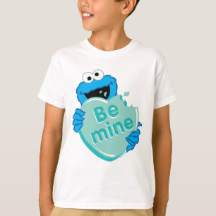 Koekjesmonster "Be Mine" Valentijns Snoep hart T-shirt