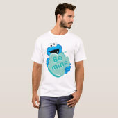 Koekjesmonster "Be Mine" Valentijns Snoep hart T-shirt (Voorkant volledig)