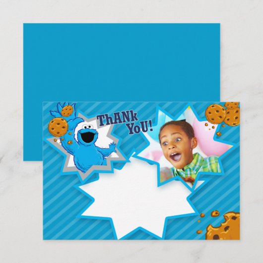 Koekjesmonster Bedankt (Voorkant / Achterkant)