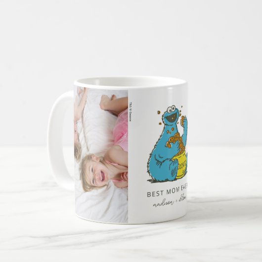 Koekjesmonster  | Beste mam - Foto Koffiemok (Voorkant links)