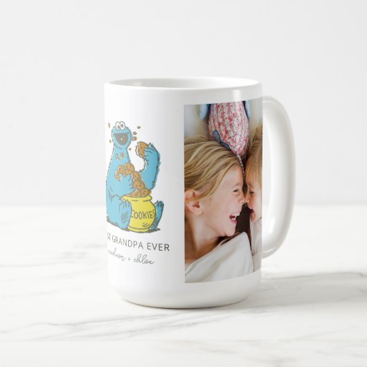 Koekjesmonster | Beste opa - Foto Koffiemok (Voorkant rechts)