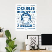 Koekjesmonster - C is voor koekjes Poster (Thuiskantoor)