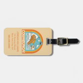 Koekjesmonster Cowabunga! Bagagelabel (Voorkant horizontaal)