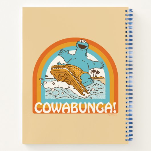 Koekjesmonster Cowabunga! Notitieboek (Achterkant)