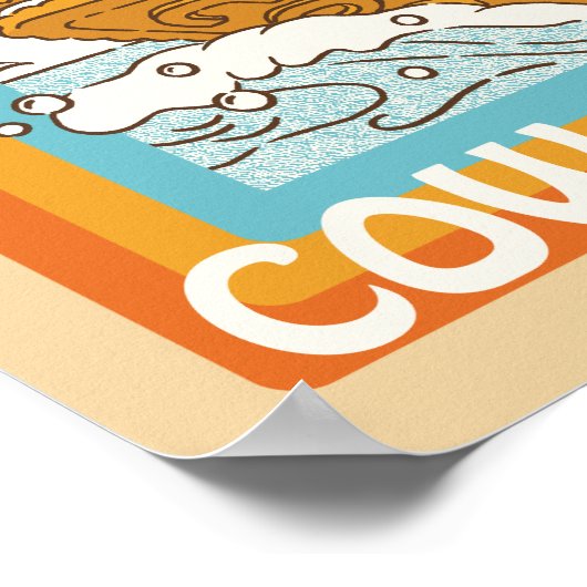 Koekjesmonster Cowabunga! Poster (Hoek)