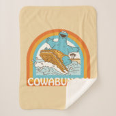 Koekjesmonster Cowabunga! Sherpa Deken (Voorkant)